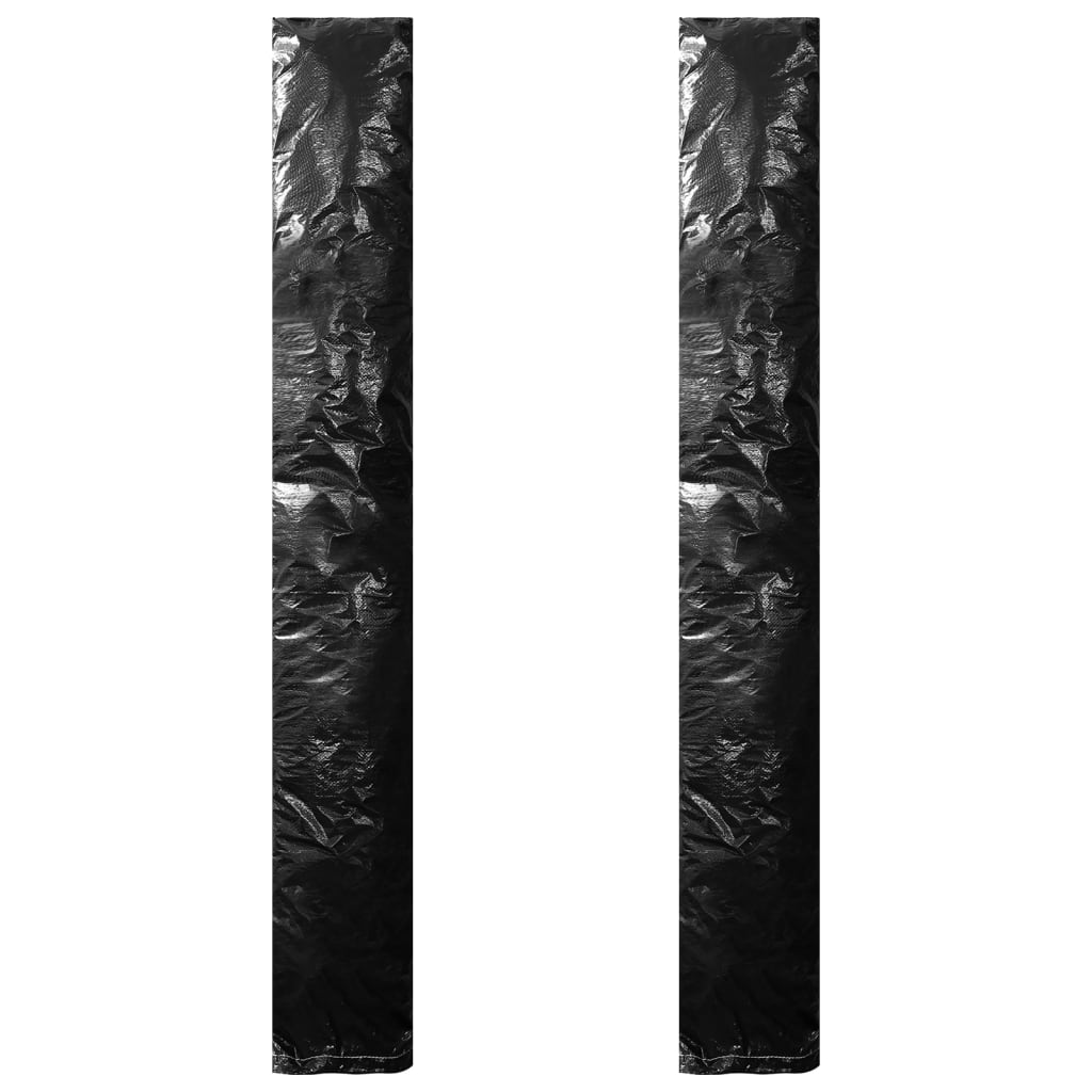 Umbrella Covers 2 pcs with Zipper PE 200 cm