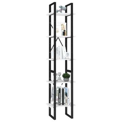 Book Cabinet White Engineered wood, metal Standard Book Cabinet
