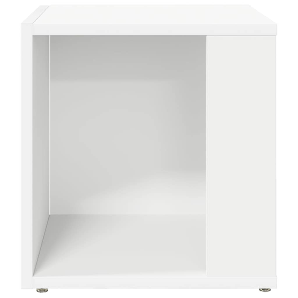 809008 vidaXL Side Table White 33x33x34,5 cm Engineered Wood