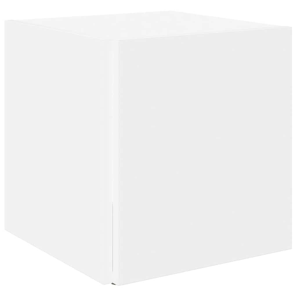 809008 vidaXL Side Table White 33x33x34,5 cm Engineered Wood