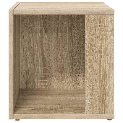 809011 vidaXL Side Table Sonoma Oak 33x33x34,5 cm Engineered Wood
