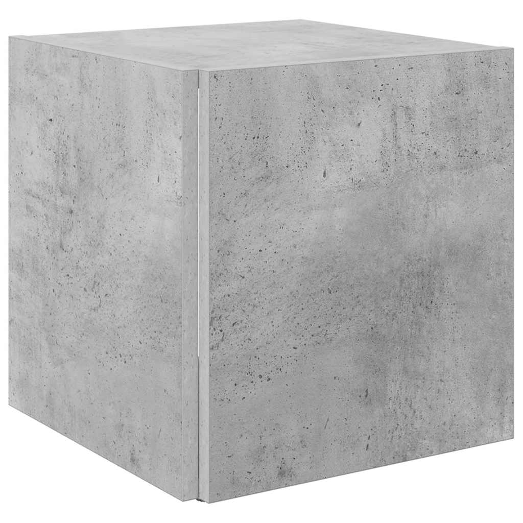 809012 vidaXL Side Table Concrete Grey 33x33x34,5 cm Engineered Wood