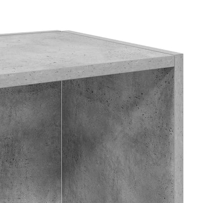 809012 vidaXL Side Table Concrete Grey 33x33x34,5 cm Engineered Wood