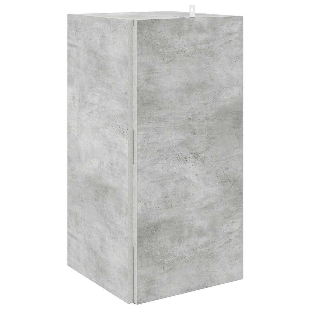 809021 vidaXL Corner Cabinet Concrete Grey 33x33x67 cm Engineered Wood