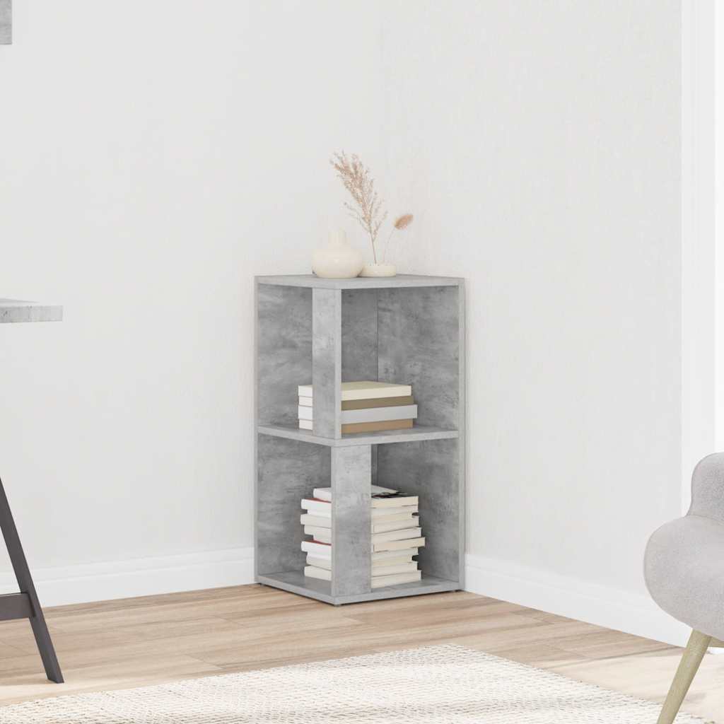 809021 vidaXL Corner Cabinet Concrete Grey 33x33x67 cm Engineered Wood