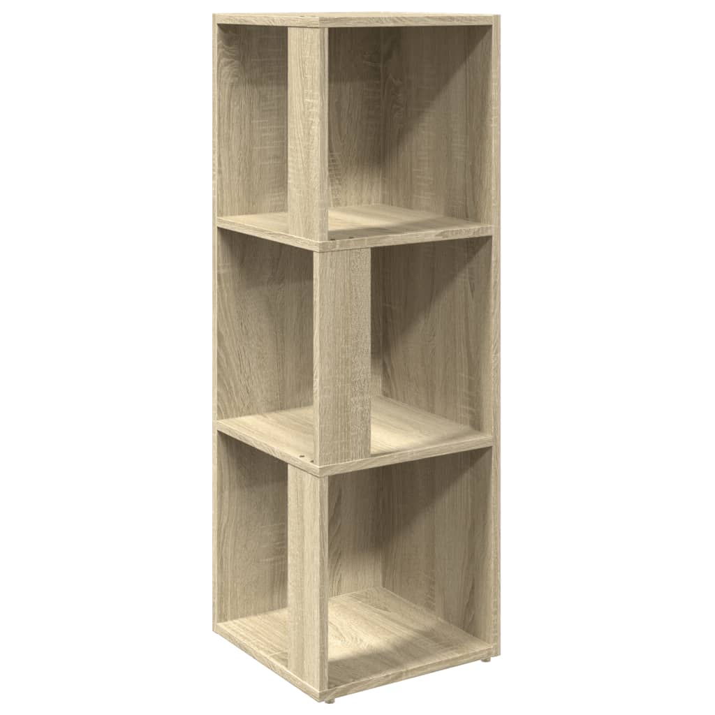 809029 vidaXL Corner Cabinet Sonoma Oak 33x33x100 cm Engineered Wood