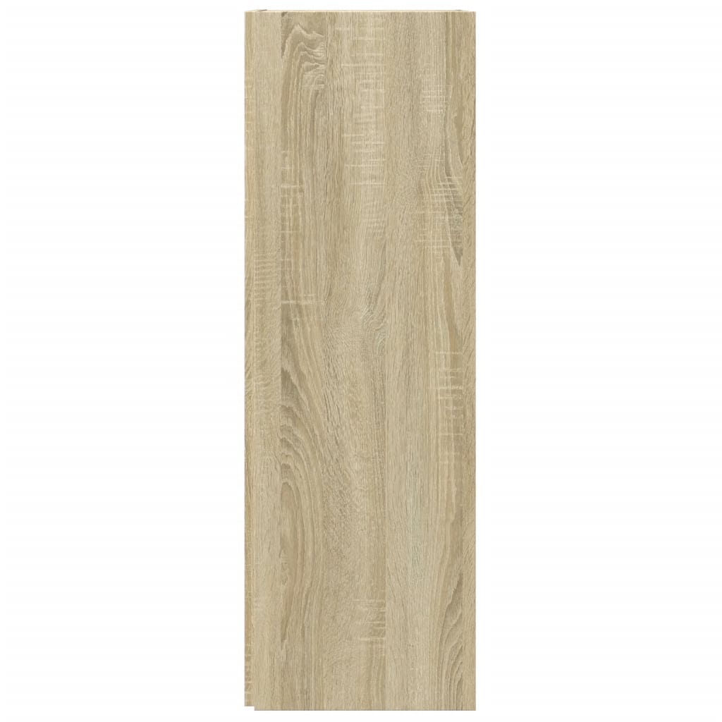 809029 vidaXL Corner Cabinet Sonoma Oak 33x33x100 cm Engineered Wood