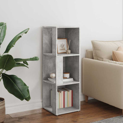 809030 vidaXL Corner Cabinet Concrete Grey 33x33x100 cm Engineered Wood