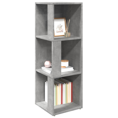809030 vidaXL Corner Cabinet Concrete Grey 33x33x100 cm Engineered Wood