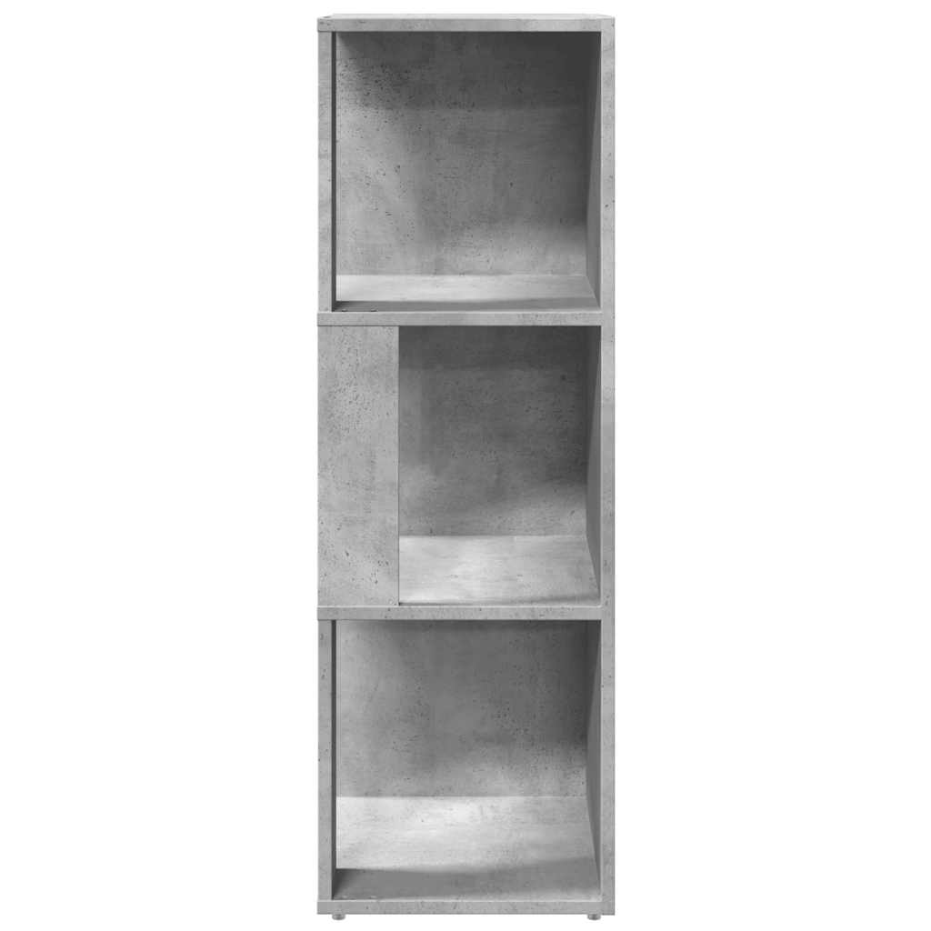809030 vidaXL Corner Cabinet Concrete Grey 33x33x100 cm Engineered Wood