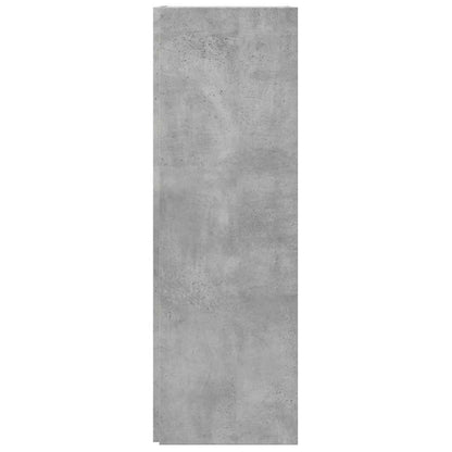 809030 vidaXL Corner Cabinet Concrete Grey 33x33x100 cm Engineered Wood