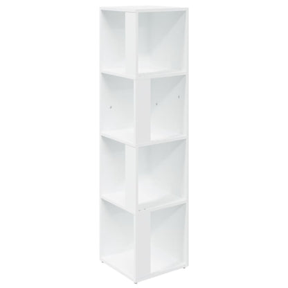 809035 vidaXL Corner Cabinet White 33x33x132 cm Engineered Wood