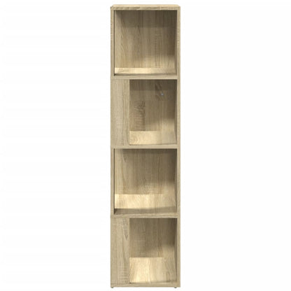 809038 vidaXL Corner Cabinet Sonoma Oak 33x33x132 cm Engineered Wood