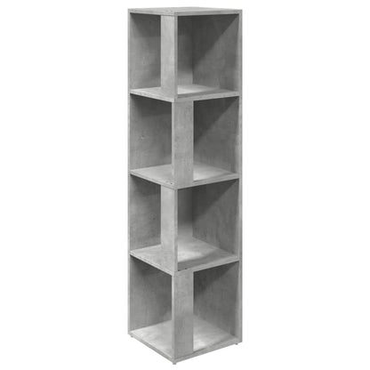 809039 vidaXL Corner Cabinet Concrete Grey 33x33x132 cm Engineered Wood