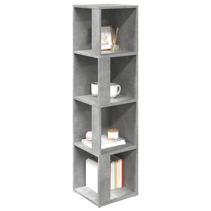 809039 vidaXL Corner Cabinet Concrete Grey 33x33x132 cm Engineered Wood