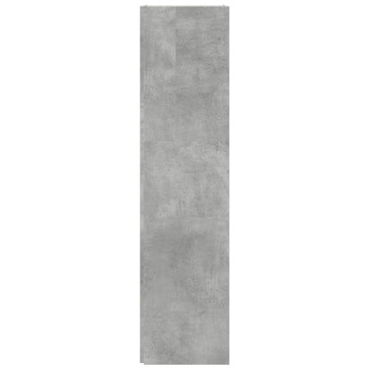 809039 vidaXL Corner Cabinet Concrete Grey 33x33x132 cm Engineered Wood