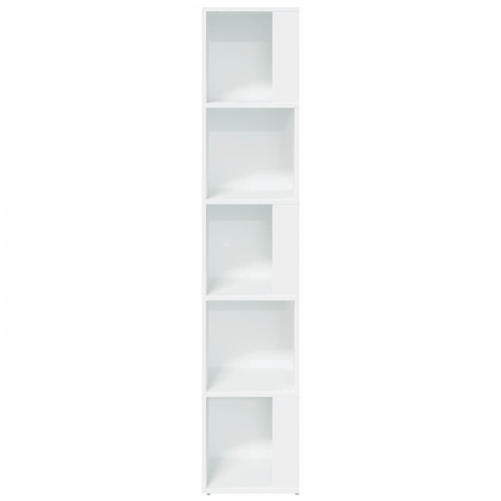 809044 vidaXL Corner Cabinet White 33x33x164,5 cm Engineered Wood