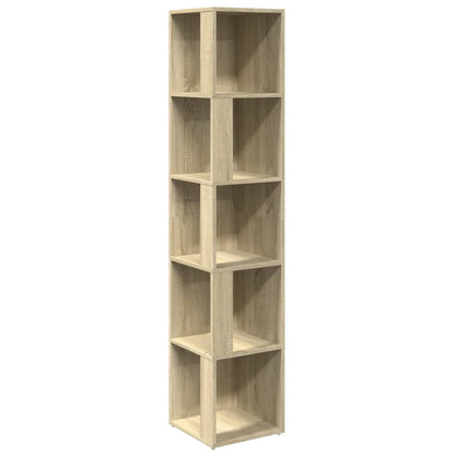 809047 vidaXL Corner Cabinet Sonoma Oak 33x33x164,5 cm Engineered Wood