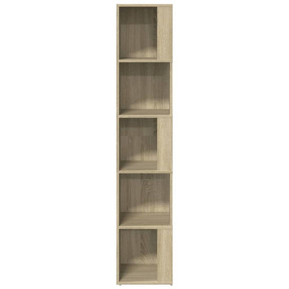 809047 vidaXL Corner Cabinet Sonoma Oak 33x33x164,5 cm Engineered Wood