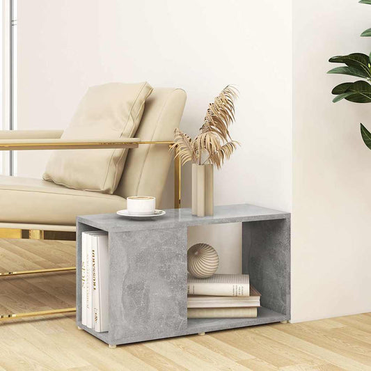 TV Cabinet | Concrete Grey | Engineered Wood | Medium | Rectangular