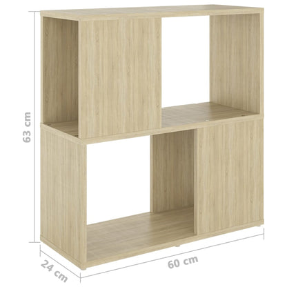 Book Cabinet | Sonoma Oak | Engineered Wood | Book Cabinet | Rectangular