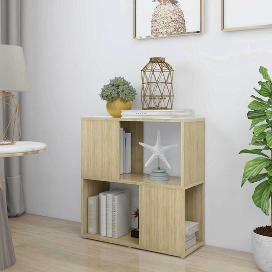 Book Cabinet Sonoma Oak 60x24x63 cm Engineered Wood