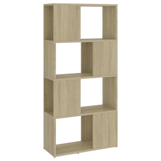 Book Cabinet Room Divider | Sonoma oak | Engineered wood | Medium
