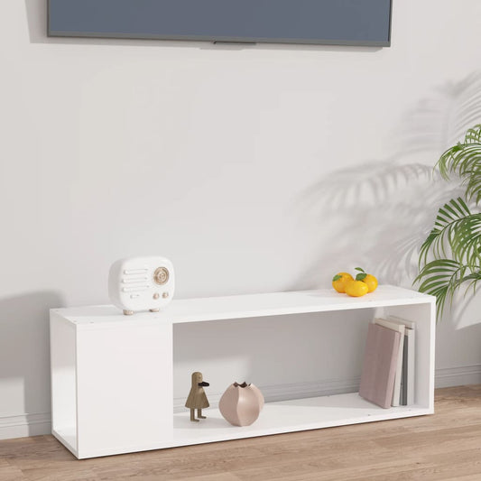 TV Cabinet | White | Engineered wood | 100 x 24 x 32 cm | TV Cabinet