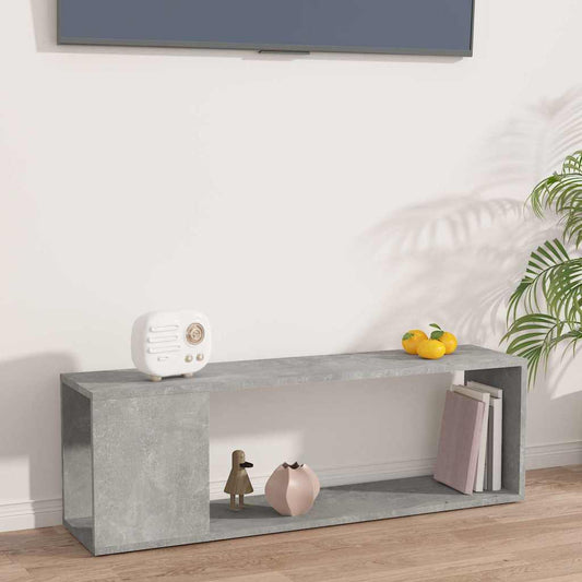 TV Cabinet | Concrete grey | Engineered wood | Medium | TV Cabinet