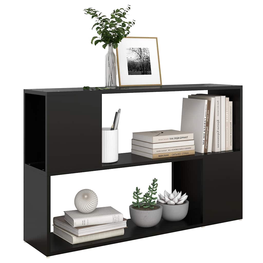 Book Cabinet | Black | Engineered Wood | Book Cabinet | Rectangular