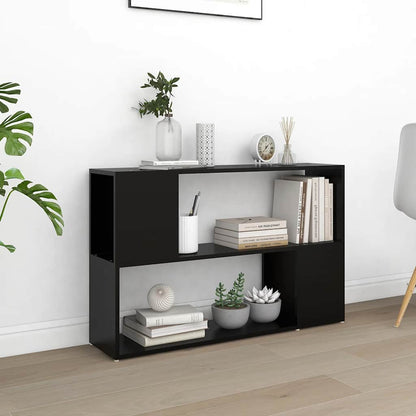 Book Cabinet | Black | Engineered Wood | Book Cabinet | Rectangular