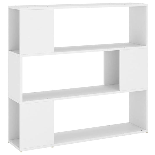 Book Cabinet Room Divider | White | Engineered wood | Standard