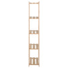5-Tier Storage Rack 80x28.5x170 cm Solid Pinewood