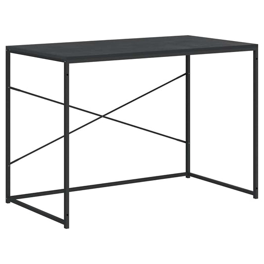 30208 vidaXL Computer Desk Black 110x60x70 cm Engineered Wood