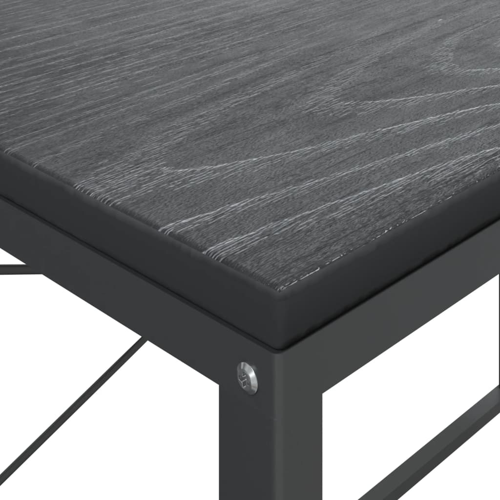 Computer Desk Black 110x60x70 cm Engineered Wood