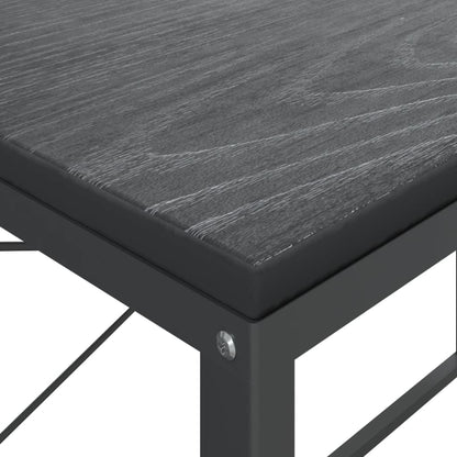 Computer Desk Black 110x60x70 cm Engineered Wood