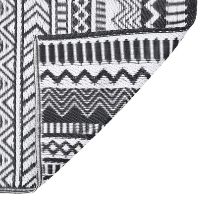Outdoor Rug ARAKIL Black 190x290 cm PP