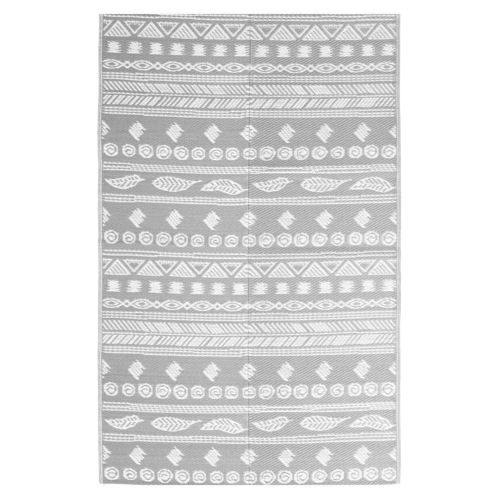 Outdoor Rug Grey 120x180 cm PP