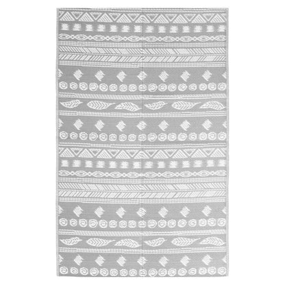 Outdoor Rug Grey 120x180 cm PP