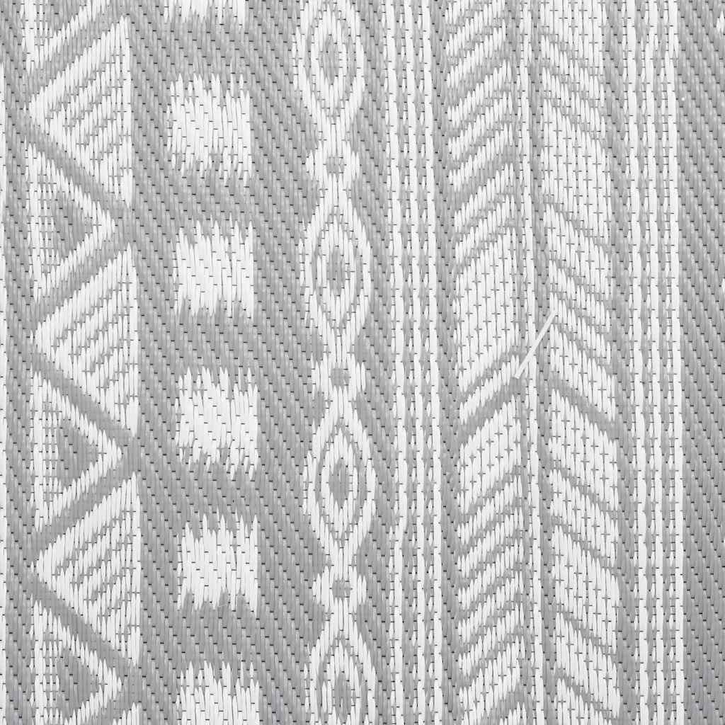 Outdoor Rug Grey 120x180 cm PP