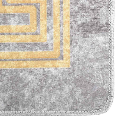 Rug Washable 80x150 cm Grey