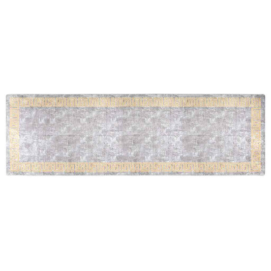 Rug | Grey | 100% Polyester | 80x300 cm | Rug | Rectangular