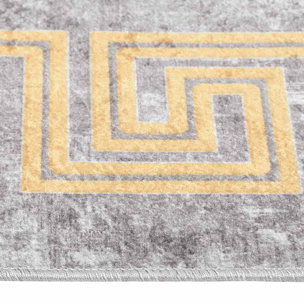 Rug Washable 80x300 cm Grey