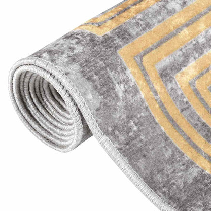 Rug Washable 160x230 cm Grey
