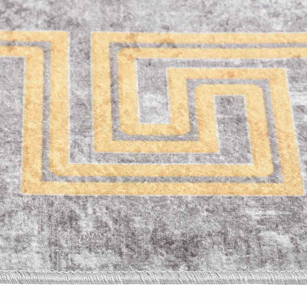 Rug Washable 190x300 cm Grey