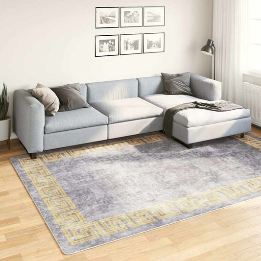 Rug | Grey | Polyester | 190x300 cm | Area Rug | Rectangular | Modern