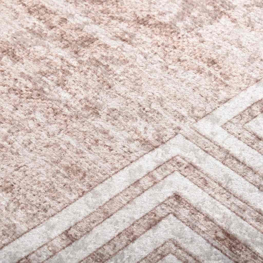 Rug Washable 80x150 cm Beige