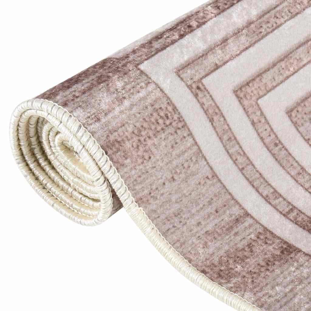 Rug Washable 80x150 cm Beige
