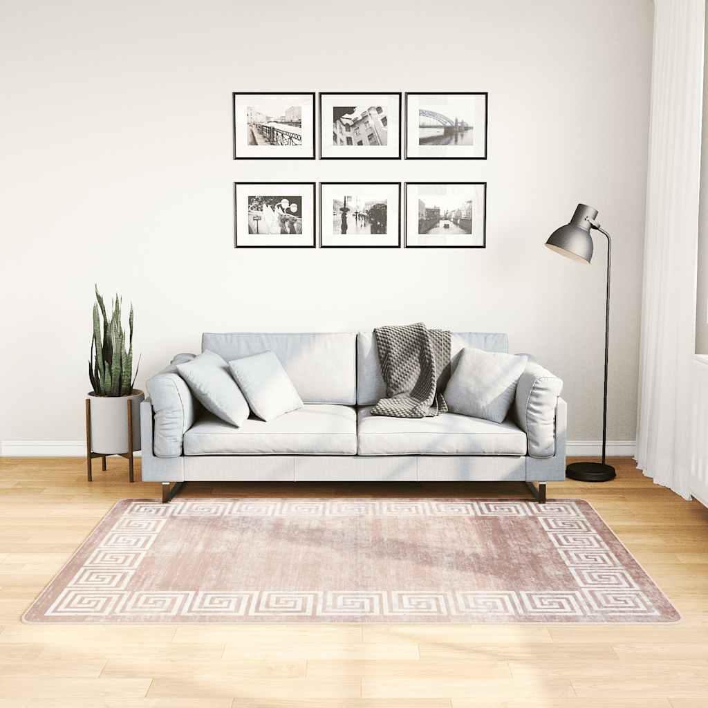 Rug Washable 120x180 cm Beige