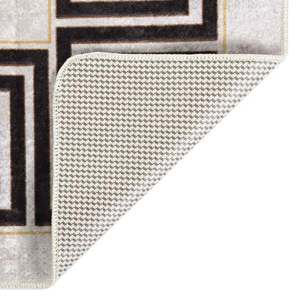 Rug Washable 80x300 cm Light Beige
